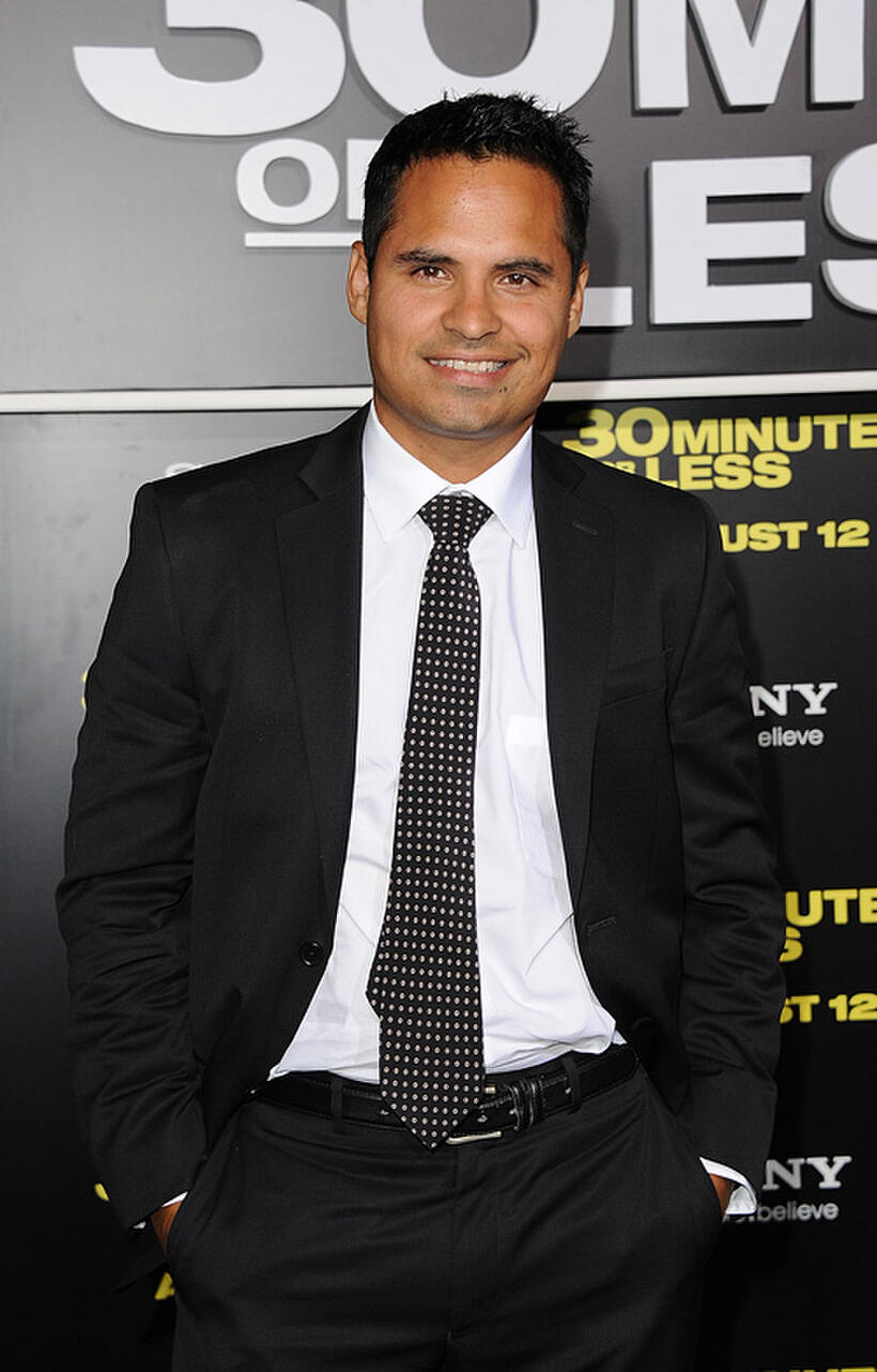 Michael Pena at the California premiere of "30 Minutes Or Less."