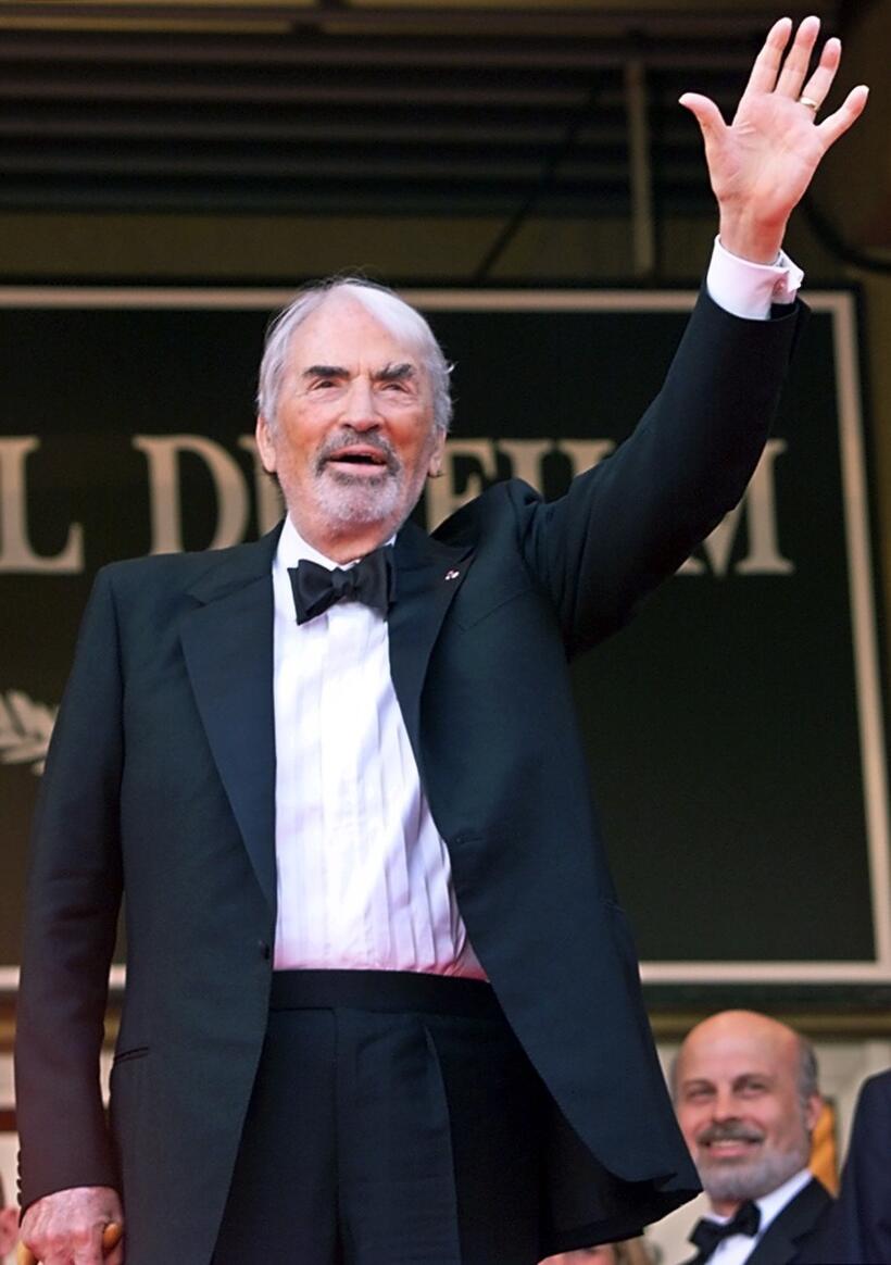 Gregory Peck at the Palais des Festivals in Cannes.