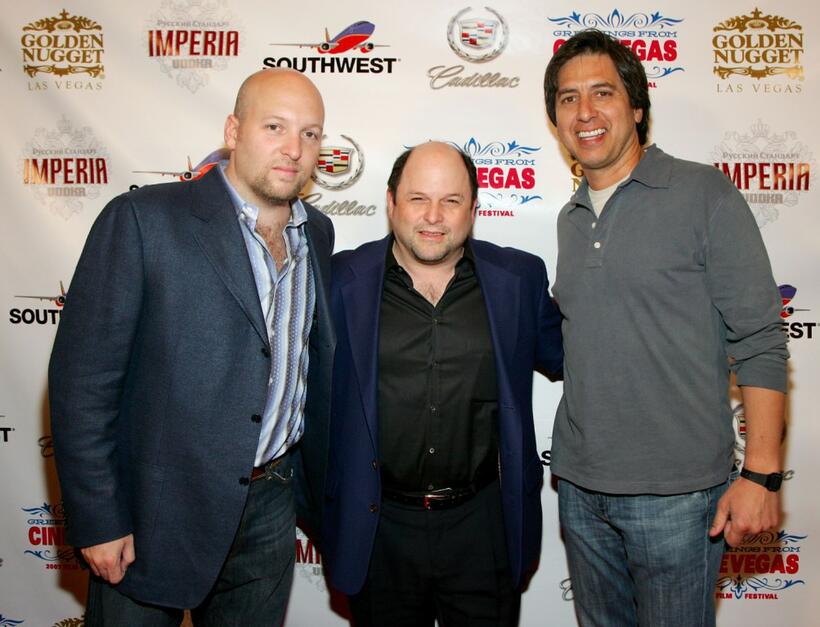 Zak Penn, Jason Alexander and Ray Romano at the screening of "The Grand."