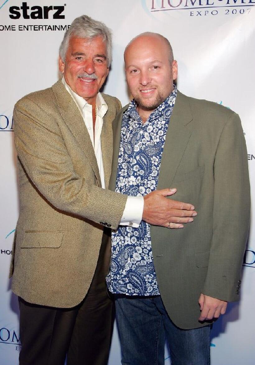 Dennis Farina and Zak Penn at the opening night party of "Under the Stars."