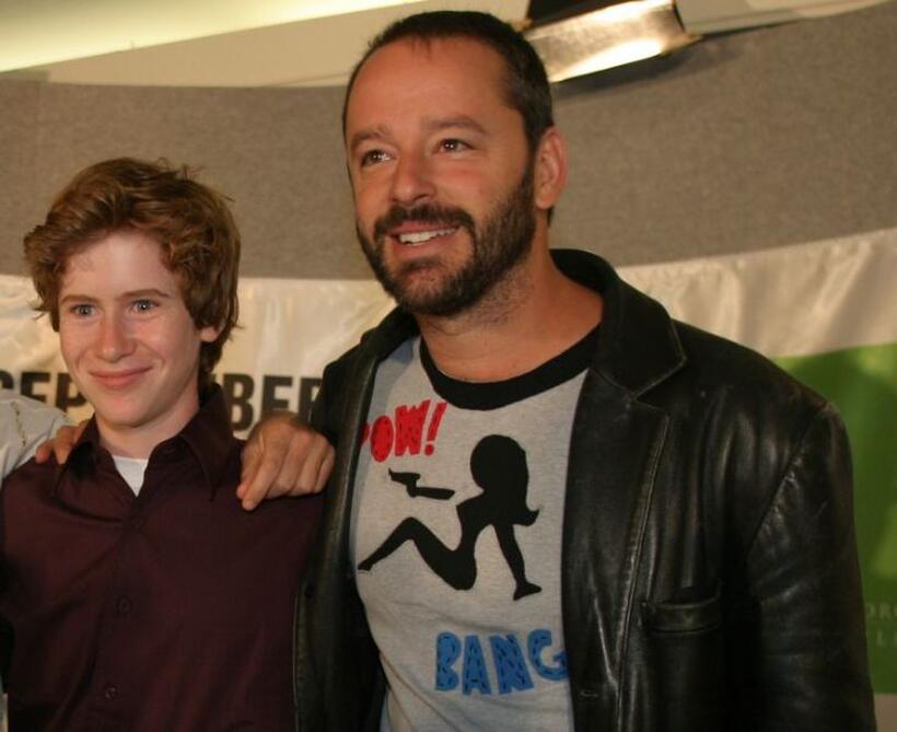 Mark Rendal and Gil Bellows at the press conference of "Childstar."