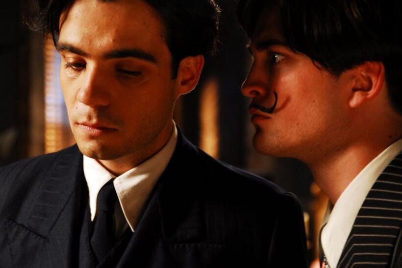 Javier Beltran as Federico Garcia Lorca and Robert Pattinson as Salvador Dali in "Little Ashes."
