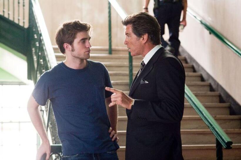 Robert Pattinson and Pierce Brosnan in "Remember Me."