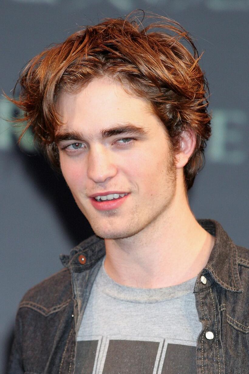 Robert Pattinson at the press conference of "Harry Potter and The Goblet Of Fire."