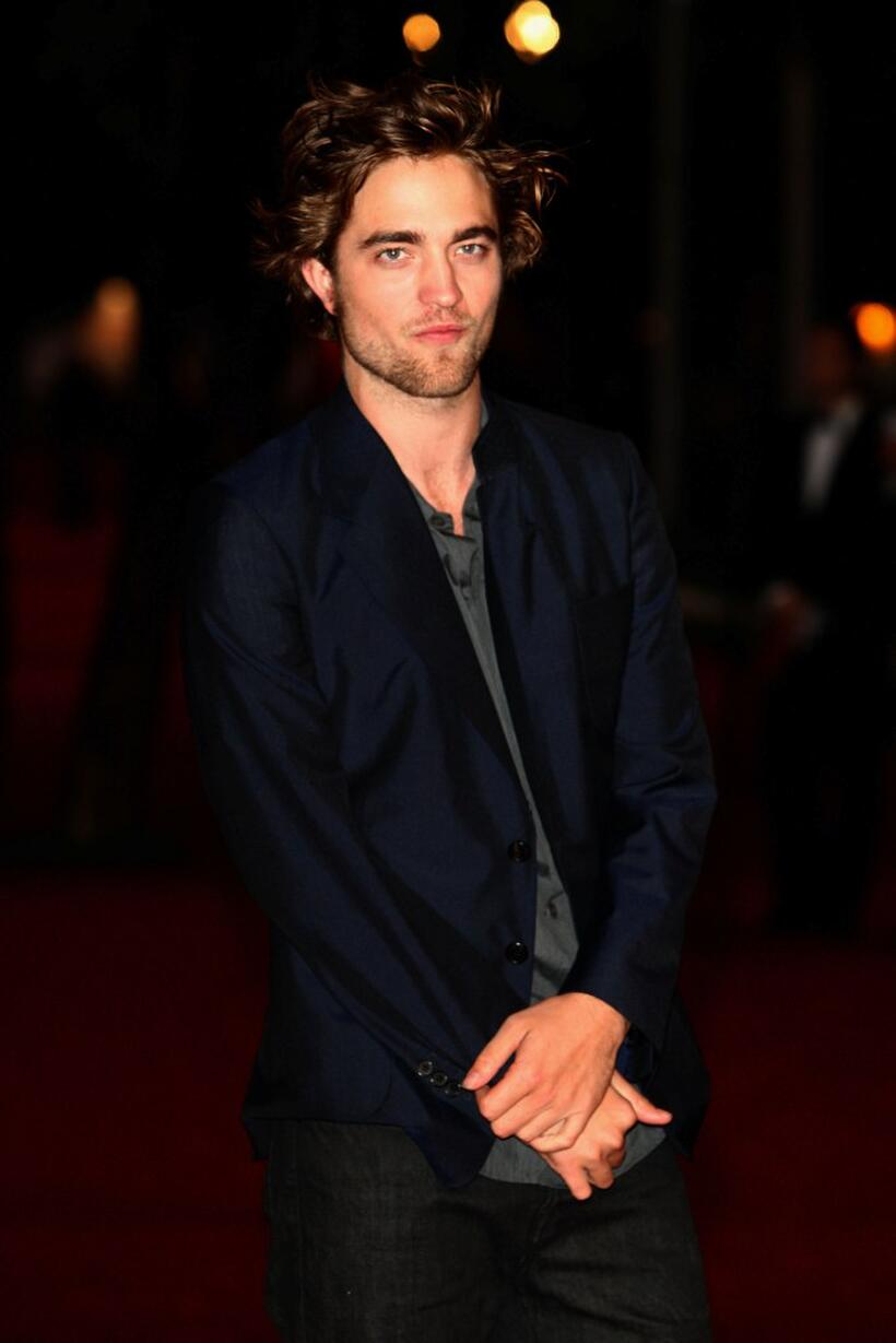 Robert Pattinson at the premiere of "Twilight" during the Rome International Film Festival.