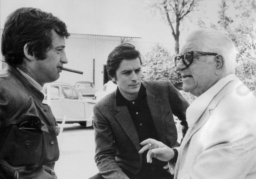 Jean-Paul Belmondo, Alain Delon and Jean Gabin.