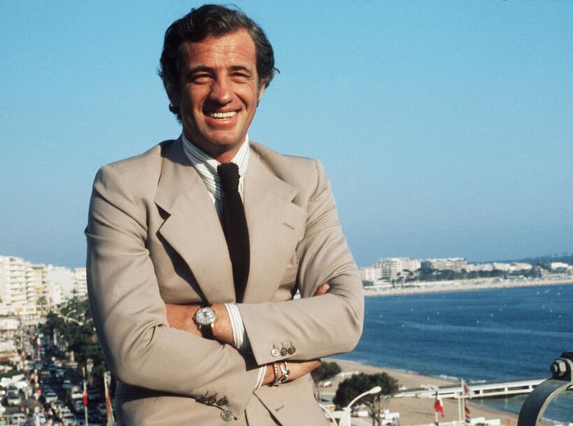 Jean-Paul Belmondo at the Cannes Film Festival.