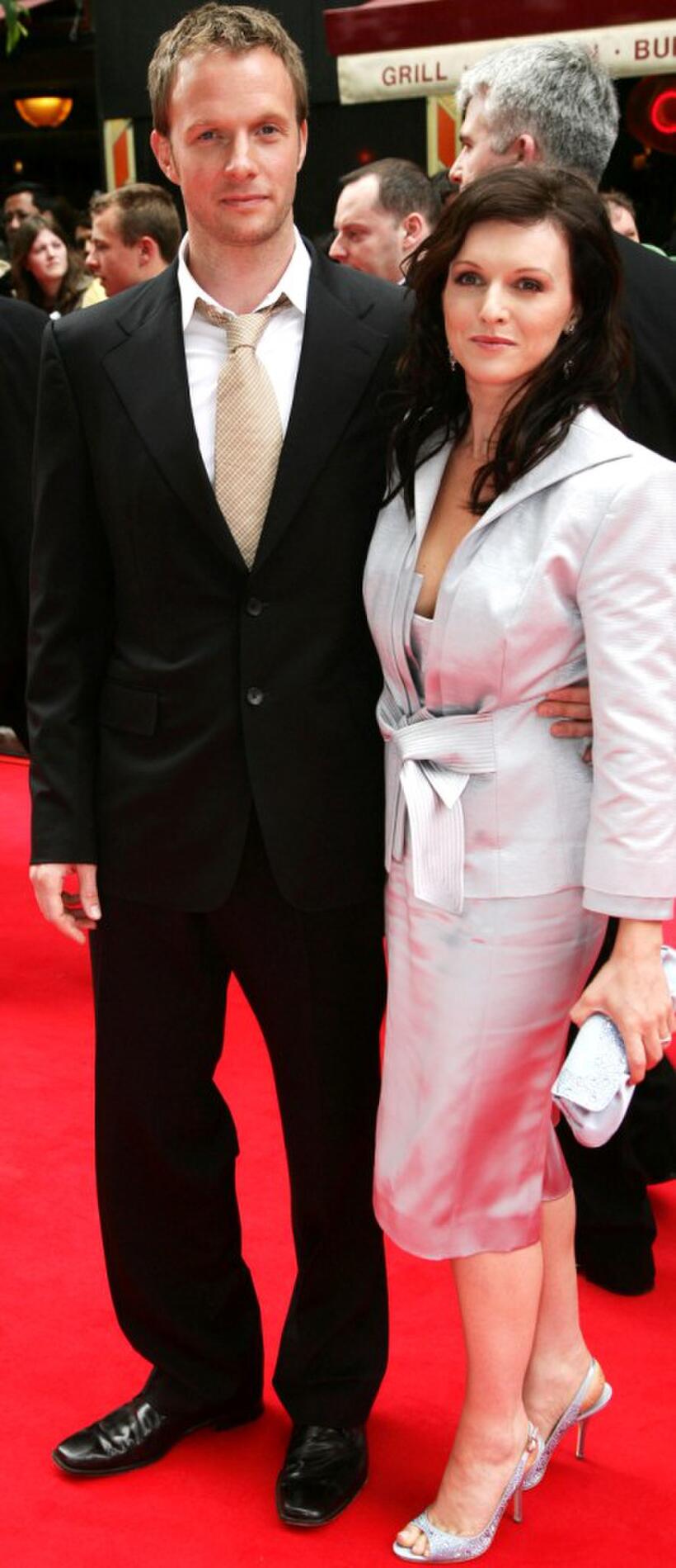 Rupert Penry-Jones and Dervla Kirwan at the British Academy Television Awards.