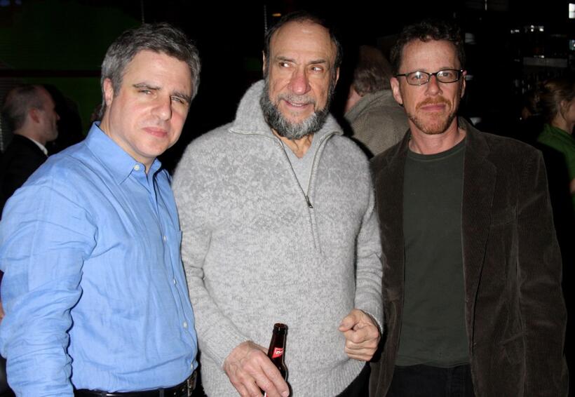 Neil Pepe, F. Murray Abraham and Ethan Coen at the opening night of the play "Almost An Evening."