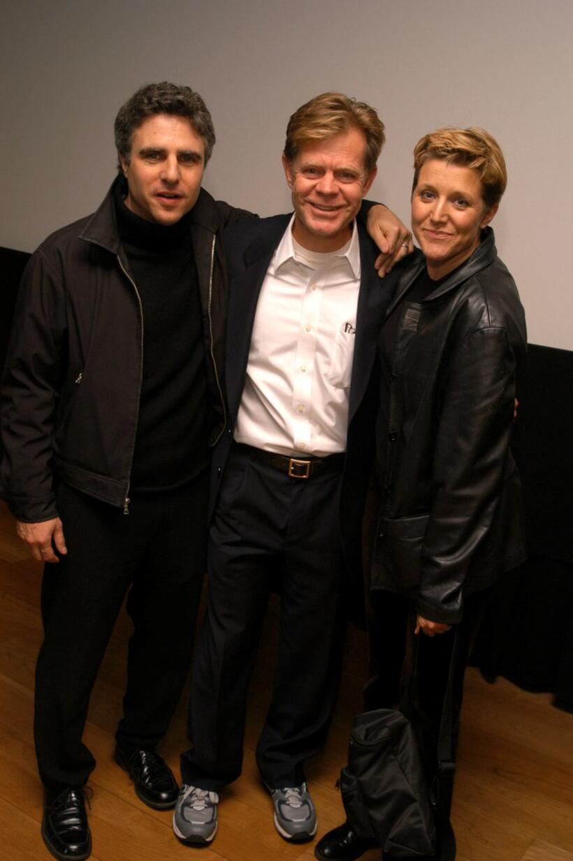 Neil Pepe, William H. Macy and Mary McCann at the screening of "The Cooler."