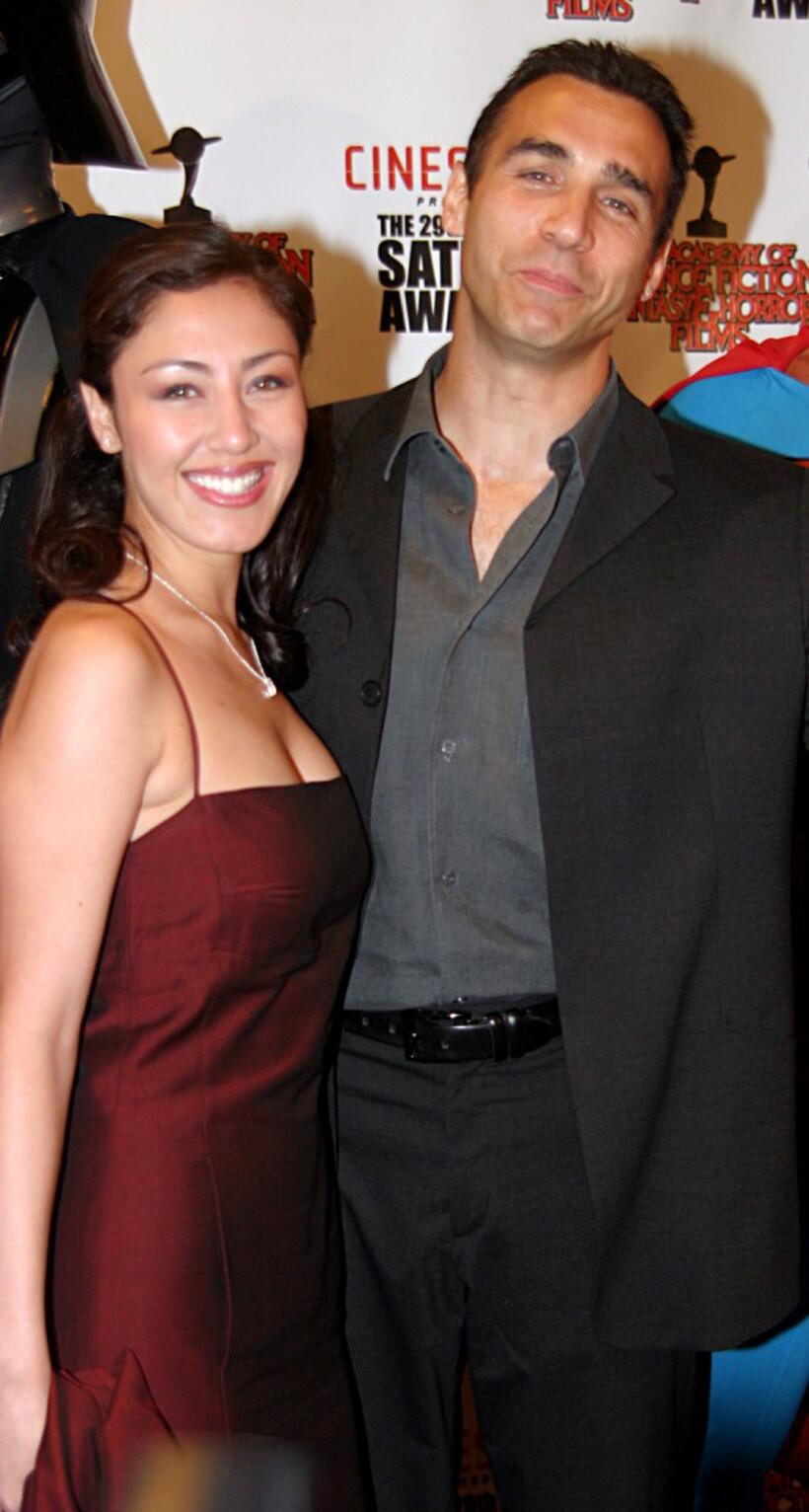 Adrian Paul and Guest at the 29th Annual Saturn Awards.