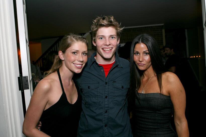 Allison Tyler, Hunter Parrish and Kari Feinstein at the RBK Style Lounge.