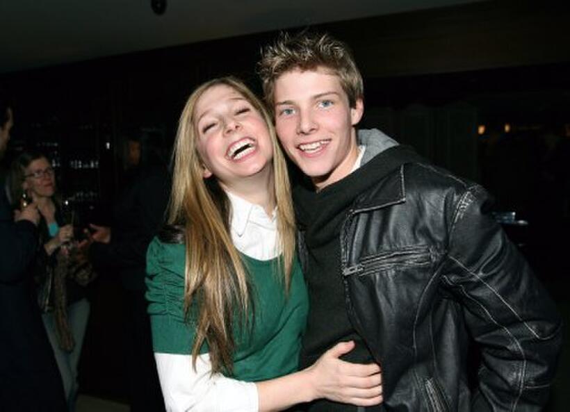 Shoshannah Stern and Hunter Parrish at the Showtime Pre-Golden Globes Celebration.