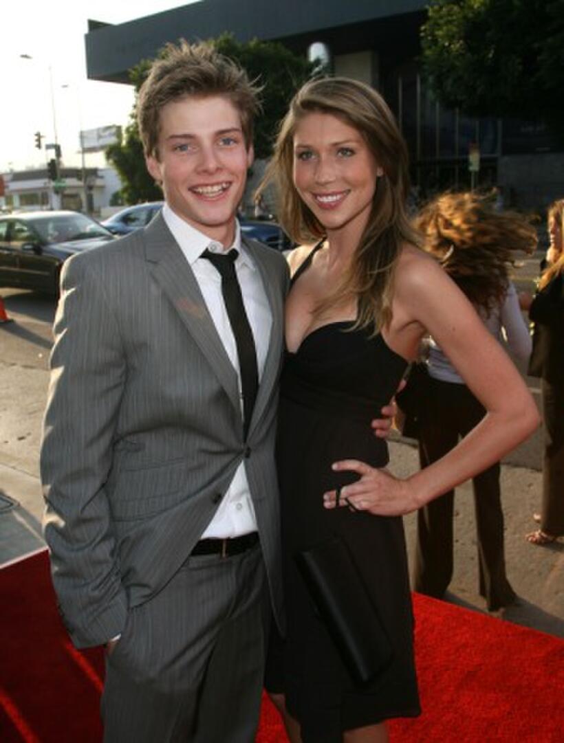 Hunter Parrish and Allison Tyler at the California premiere of "Weeds."