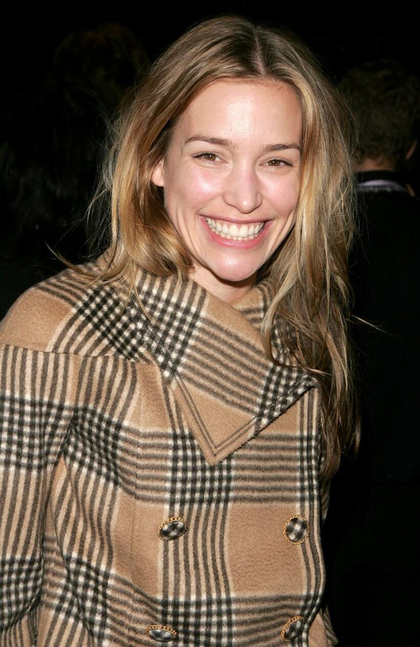 Piper Perabo at the Oscar De La Renta Fall 2007 fashion show during the Mercedes-Benz Fashion Week.