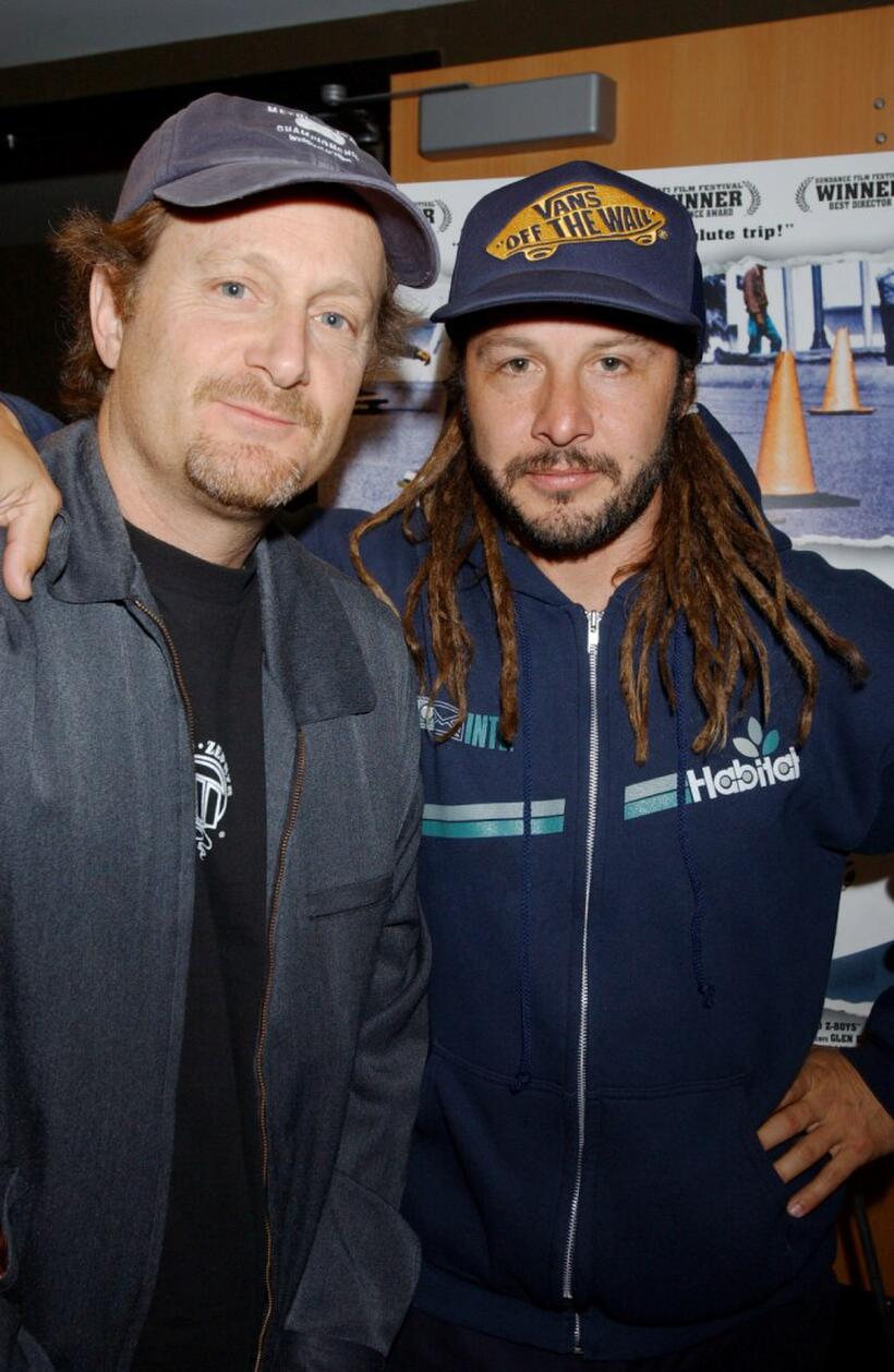 Stacy Peralta and Tony Alva at the New York premiere of "Dogtown And Z-Boys."