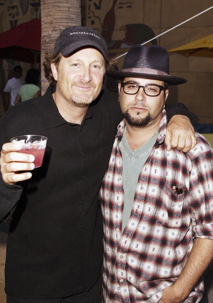 Stacy Peralta and Producer John Linson at the premiere of "Riding Giants."