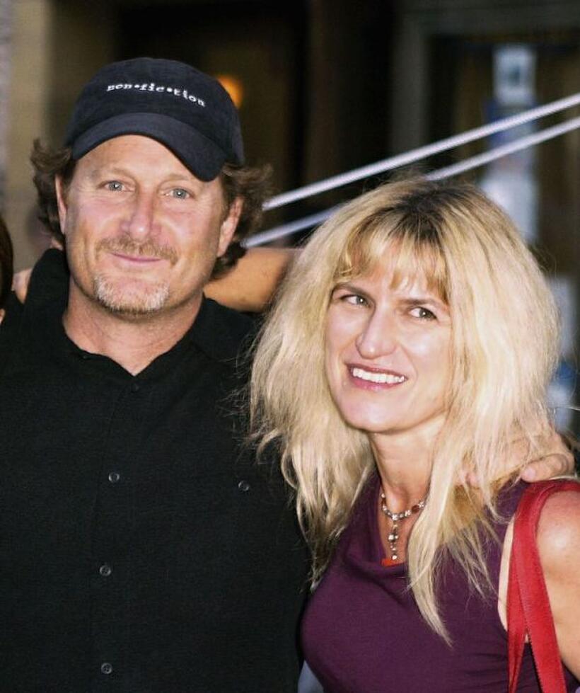 Stacy Peralta and Catherine Hardwicke at the premiere of "Riding Giants."