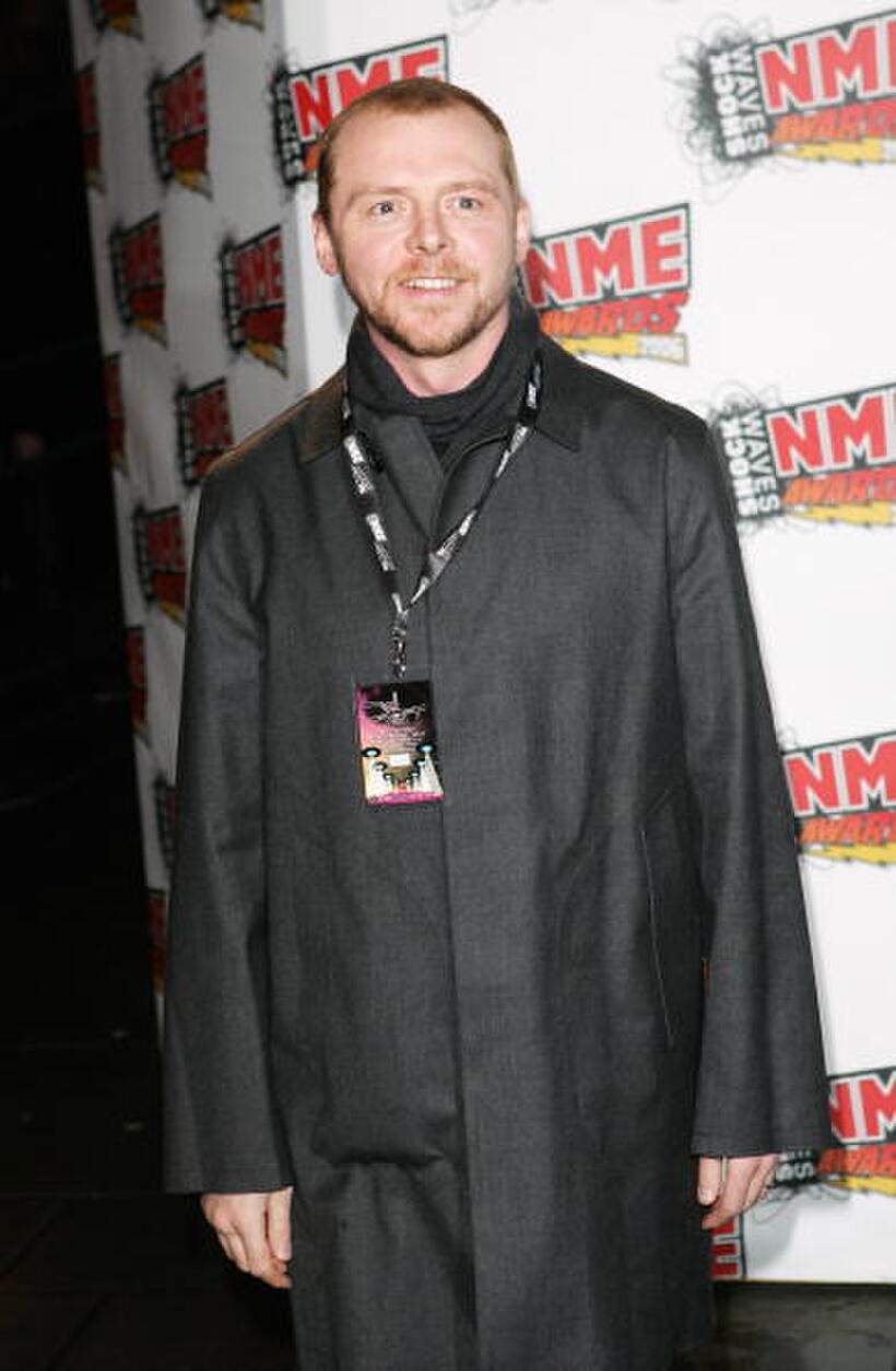 Simon Pegg at the Shockwaves NME Awards in London, England. 