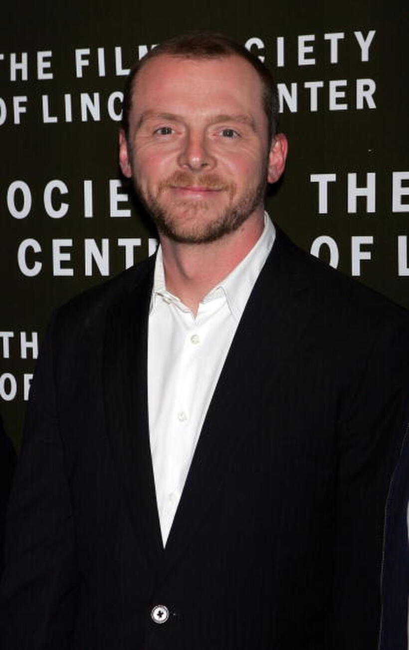 Simon Pegg at a screening of “Hot Fuzz” in New York City. 