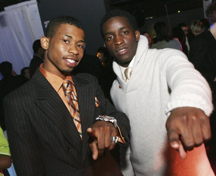 Marcus T. Paulk and Elijah Kelley at the screening of "Take The Lead."