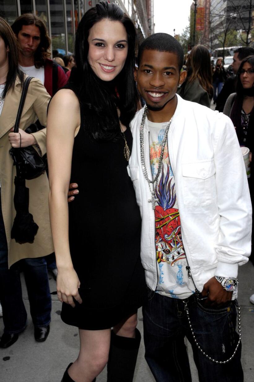 Christy Carlson Romano and Marcus T. Paulk at the premiere of "Taking 5" during the Tribeca Film Festival.