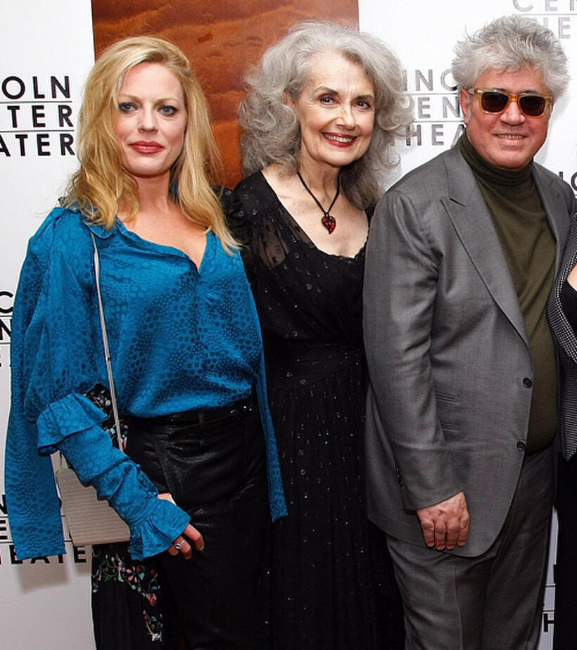 Sherie Rene Scott, Mary Beth Peil and Director Pedro Almodovar at the after party of the opening night of "Women On The Verge Of A Nervous Breakdown."