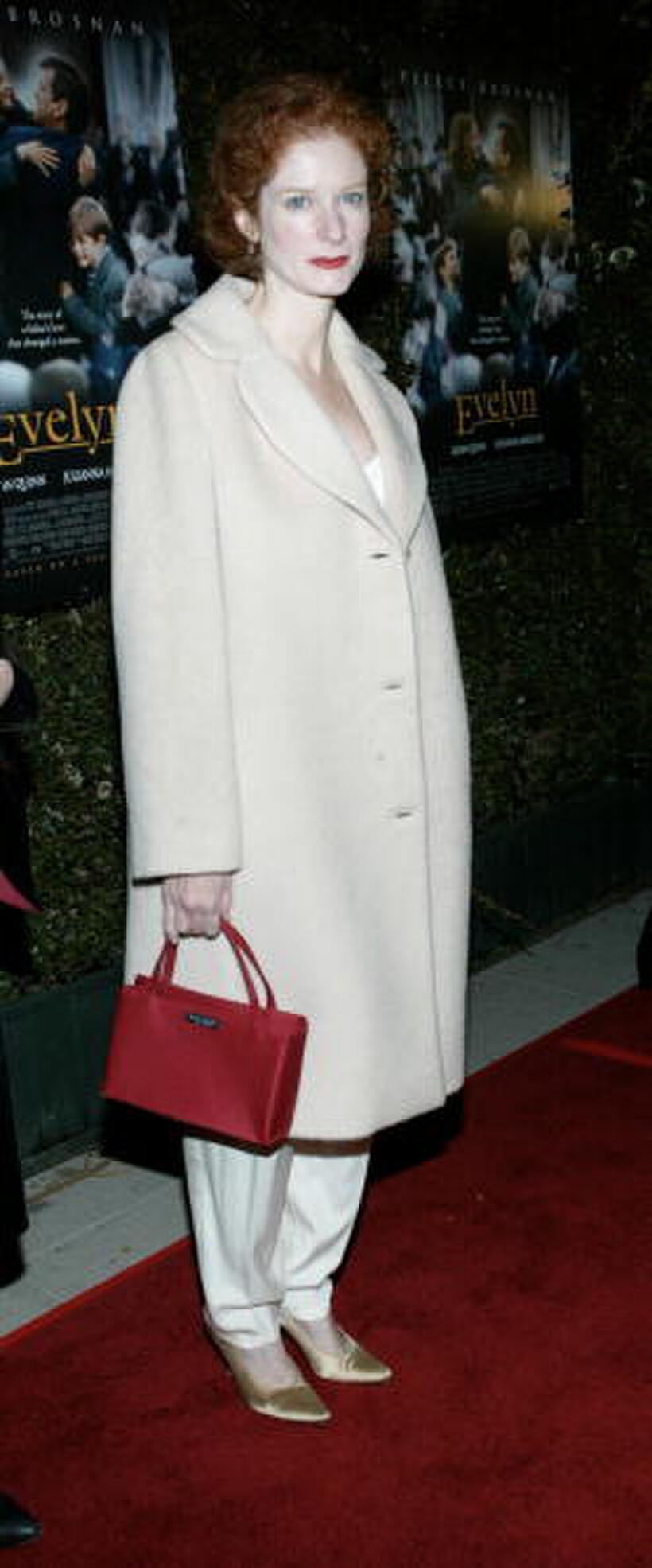 Lisa Pelikan at the premiere of "Evelyn."