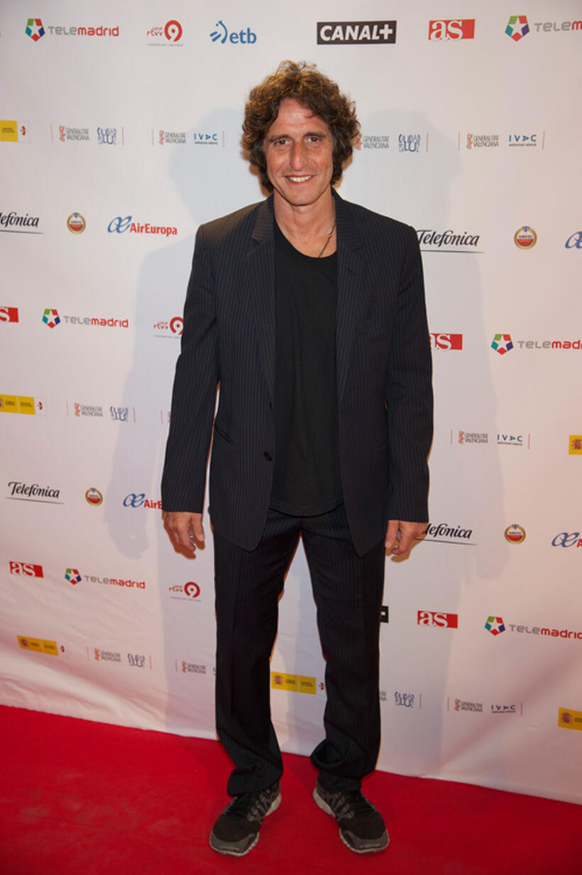 Diego Peretti at the Madrid premiere of "En Fuera de Juego."