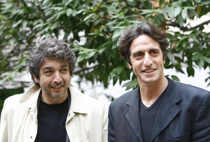 Ricardo Darin and Diego Peretti at the presentation of "La Senal."