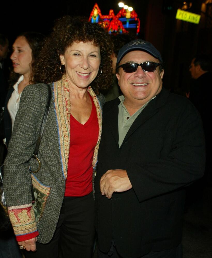 Rhea Perlman and Danny DeVito at the Los Angeles premiere of "Along Came Polly."