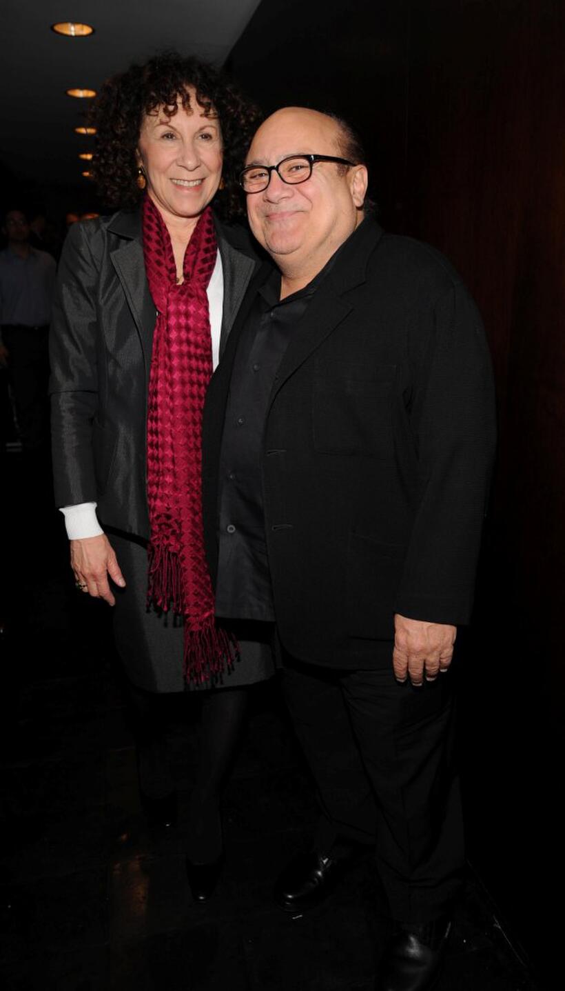 Rhea Perlman and Danny DeVito at the screening of "Blindsight."