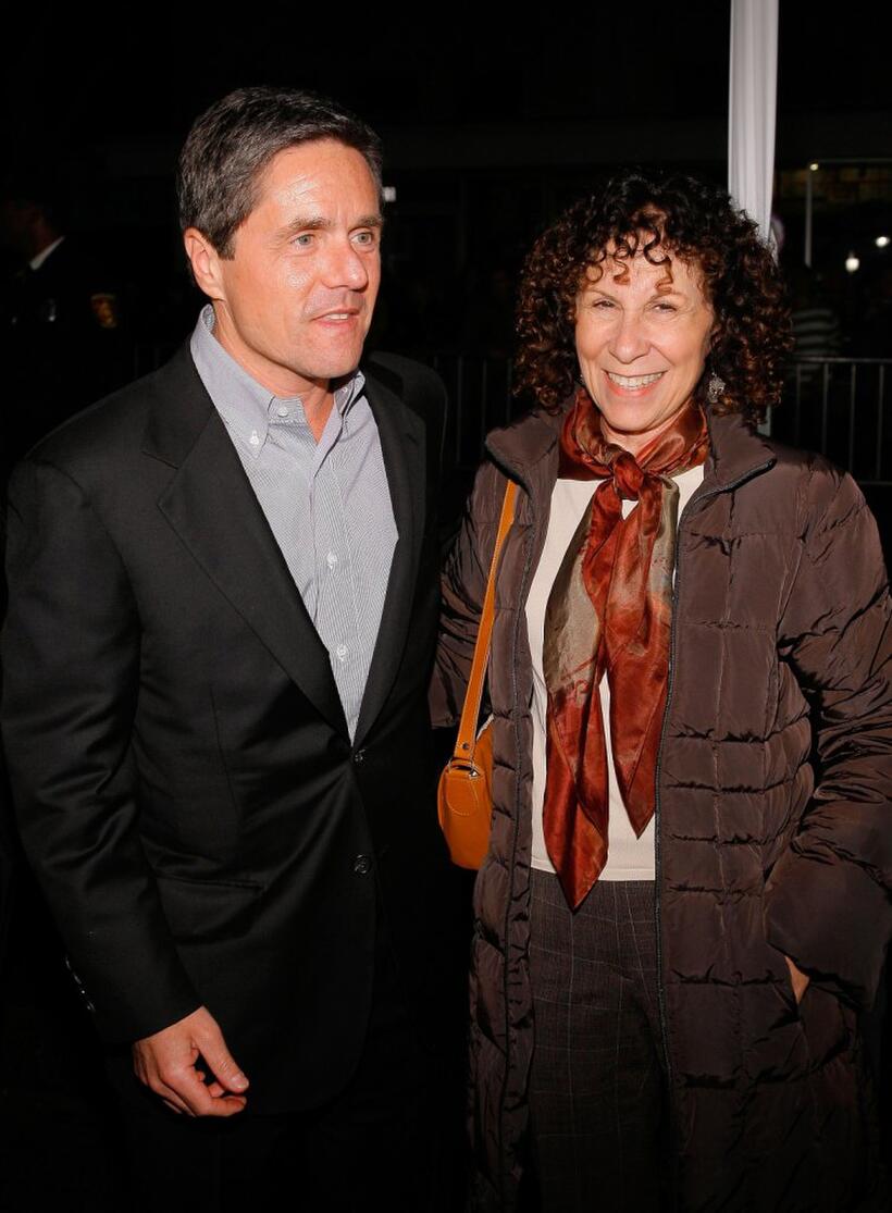 Brad Grey and Rhea Perlman at the premiere of "Freedom Writers."