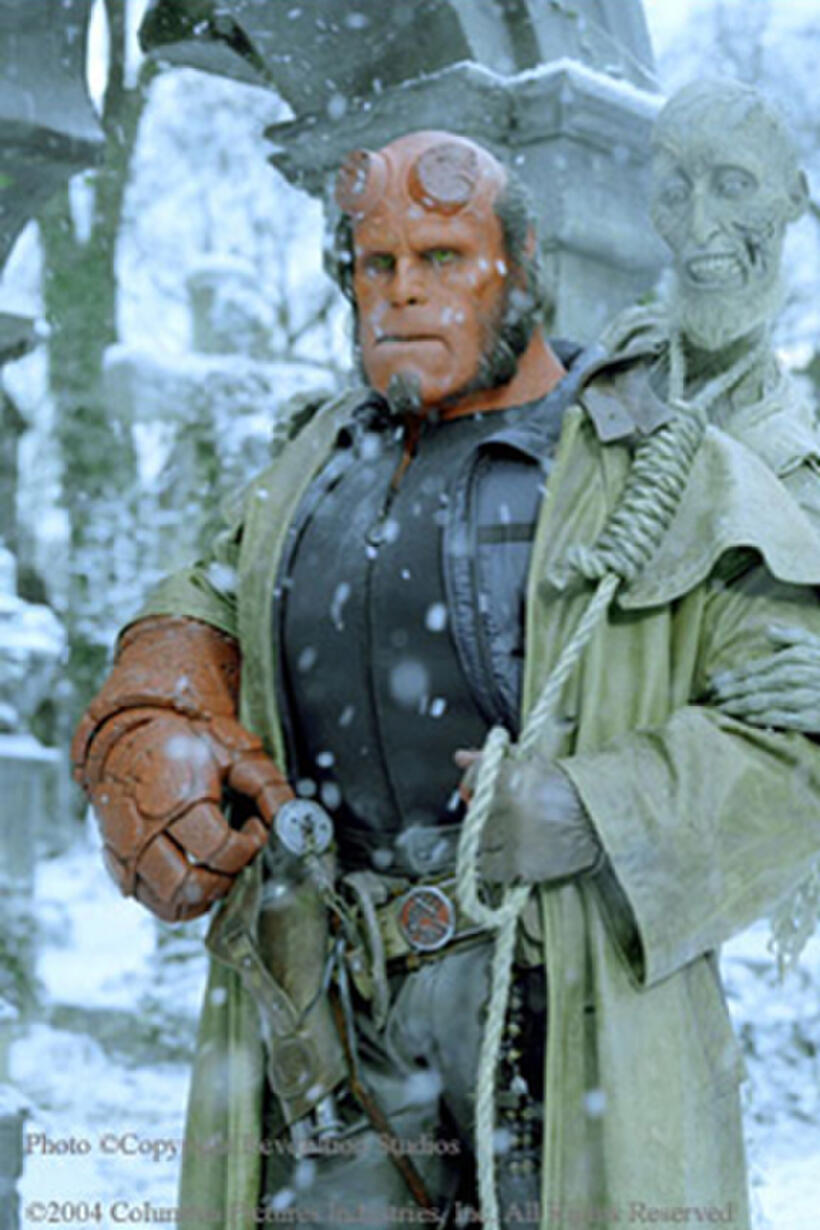 Ron Perlman in "Hellboy."
