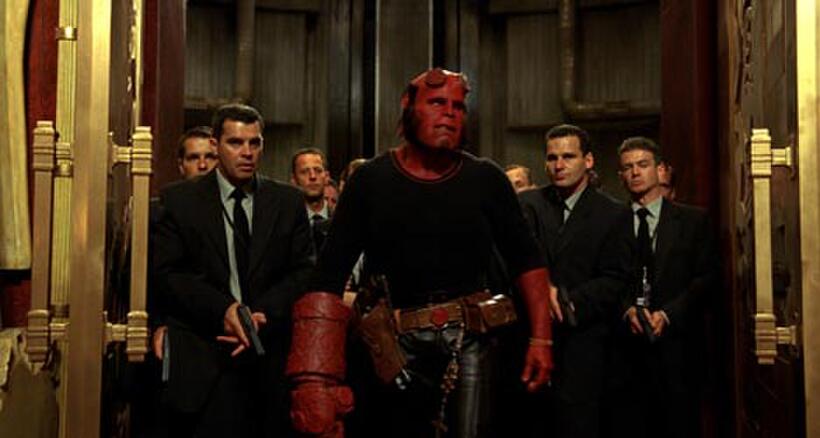 Ron Perlman in "Hellboy II: The Golden Army."