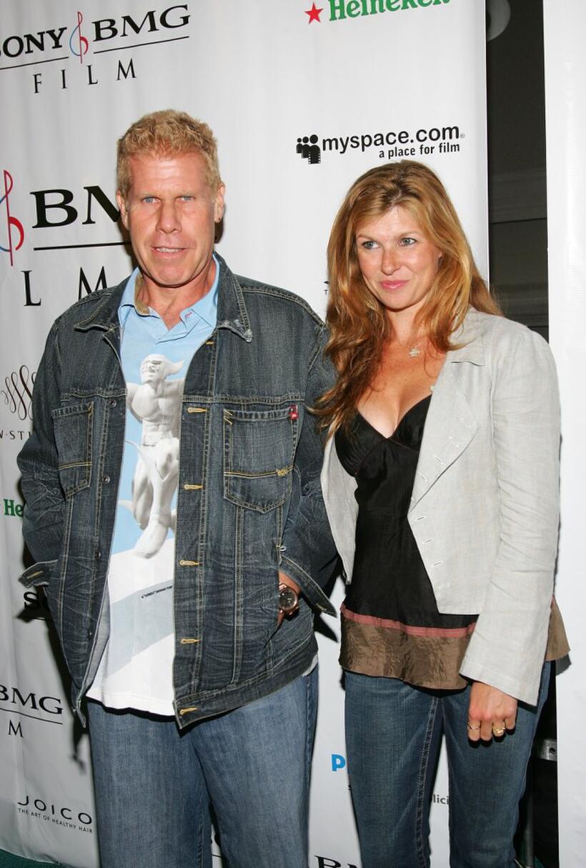 Ron Perlman and Connie Britton at the premiere party of "Ghosts of Cite Soleil" during the Toronto International Film Festival.