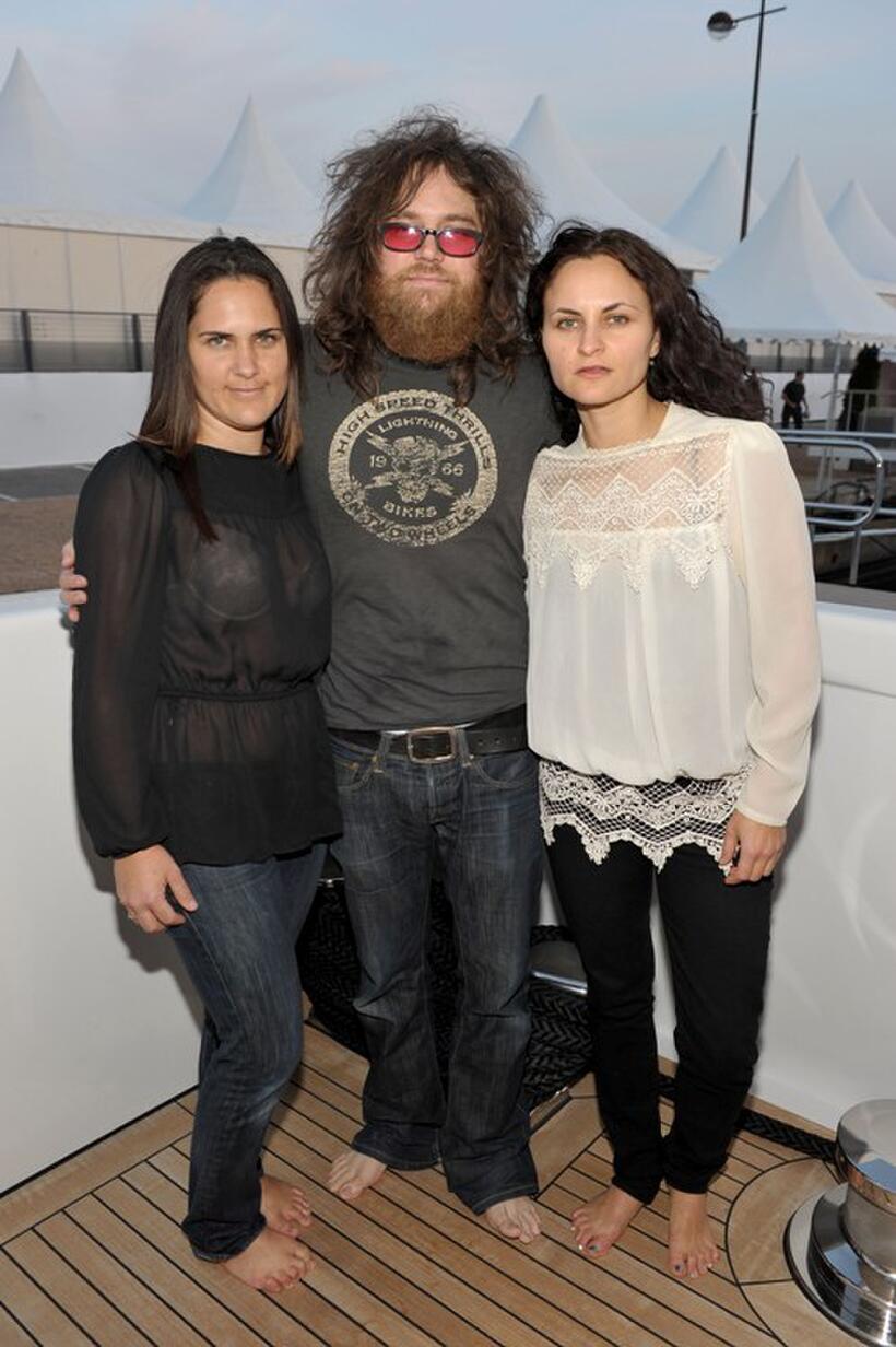 Liberty Phoenix, Kirk Hellie and Rain Phoenix at the 63rd Annual Cannes Film Festival.