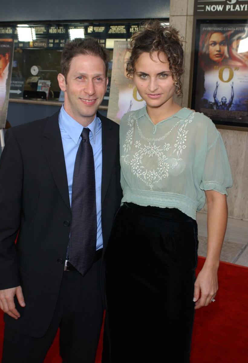 Director Tim Blake Nelson and Rain Phoenix at the Los Angeles premiere of "O."