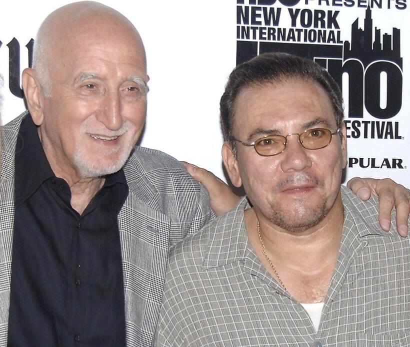 Dominic Chianese and Richard Petrocelli at the screening of "Adrift In Manhattan" during the New York International Latino Film Festival.