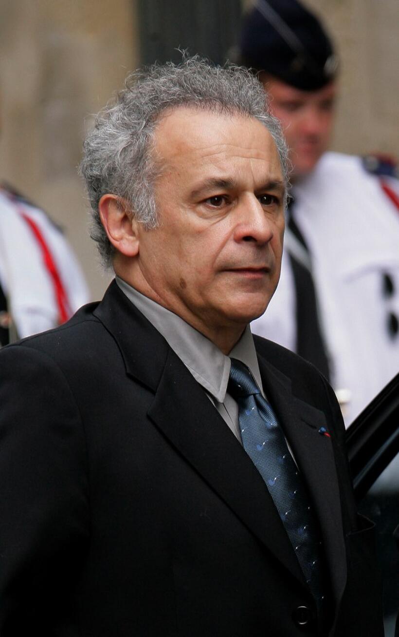 Francis Perrin at the Funeral of Jean Claude Brialy.