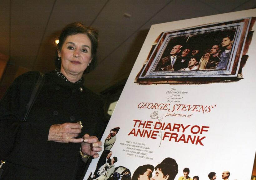 Millie Perkins at the Academy of Motion Picture Arts and Sciences centennial tribute to Oscar winning director George Stevens.