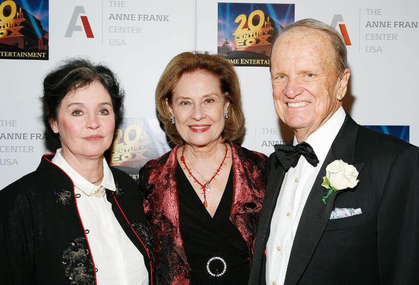 Millie Perkins, Diane Baker and George Stevens Jr. at the 13th Annual Spirit of Anne Frank Awards gala.