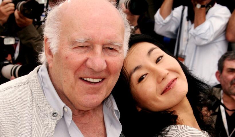 Michel Piccoli and Maggie Cheung at the Films Jury photocall of 60th International Cannes Film Festival.