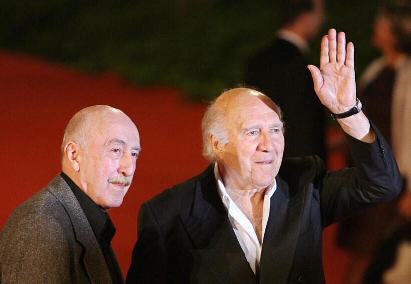 Michel Piccoli at the Rome Film Festival screening of "Jardins en Automne".