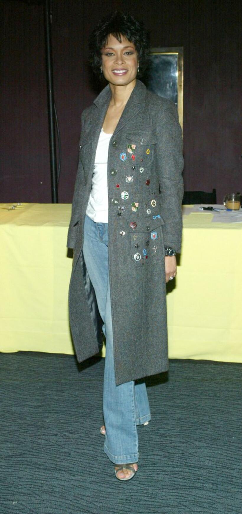 Valarie Pettiford at the CBS/UPN's Super Bowl XXXVIII Party during the 2004 Winter Press Tour.