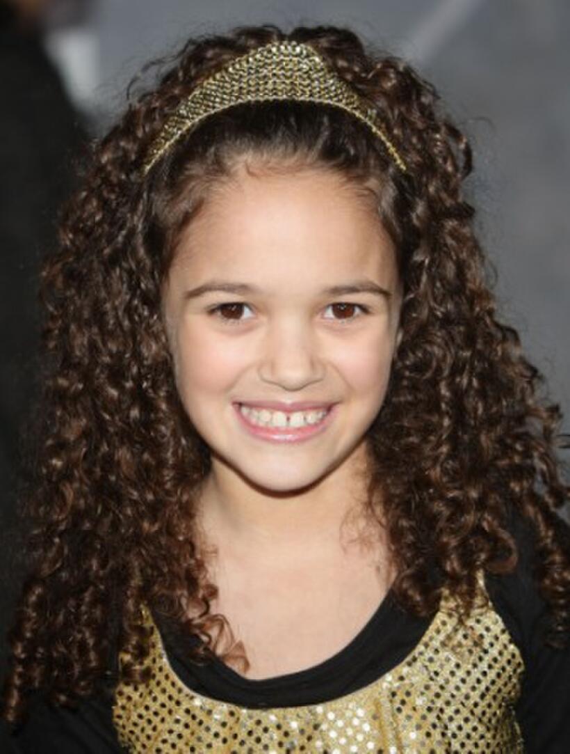 Madison Pettis at the premiere of "Hannah Montana and Miley Cyrus."