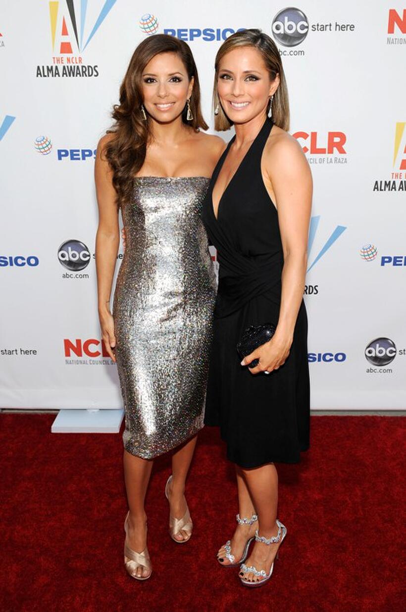 Eva Longoria and Jacqueline Pinol at the 2009 ALMA Awards.