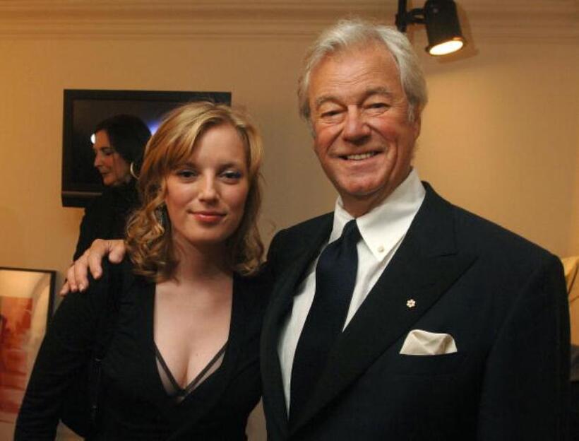 Sarah Polley and Gordon Pinsent at the Toronto International Film Festival Cocktail Party.