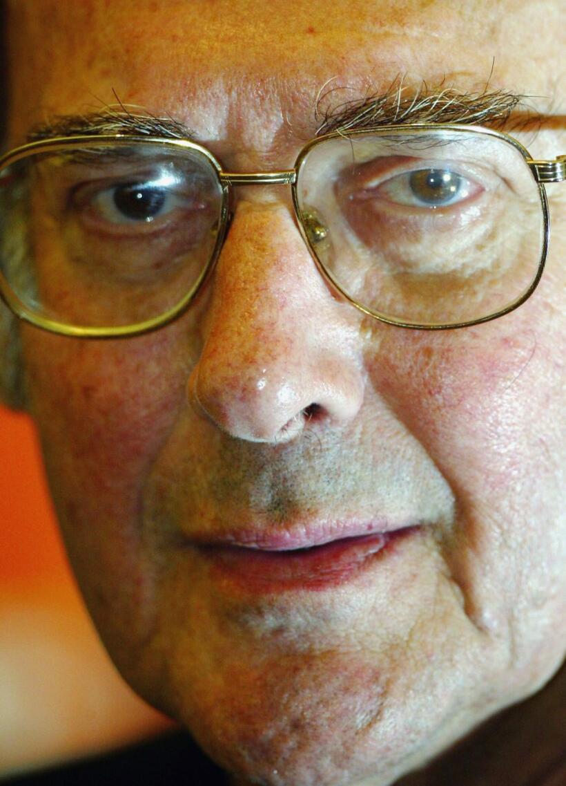 Harold Pinter at the Orange Word Screenwriters Programme.