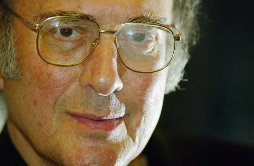 Harold Pinter at the Orange Word Screenwriters Programme.